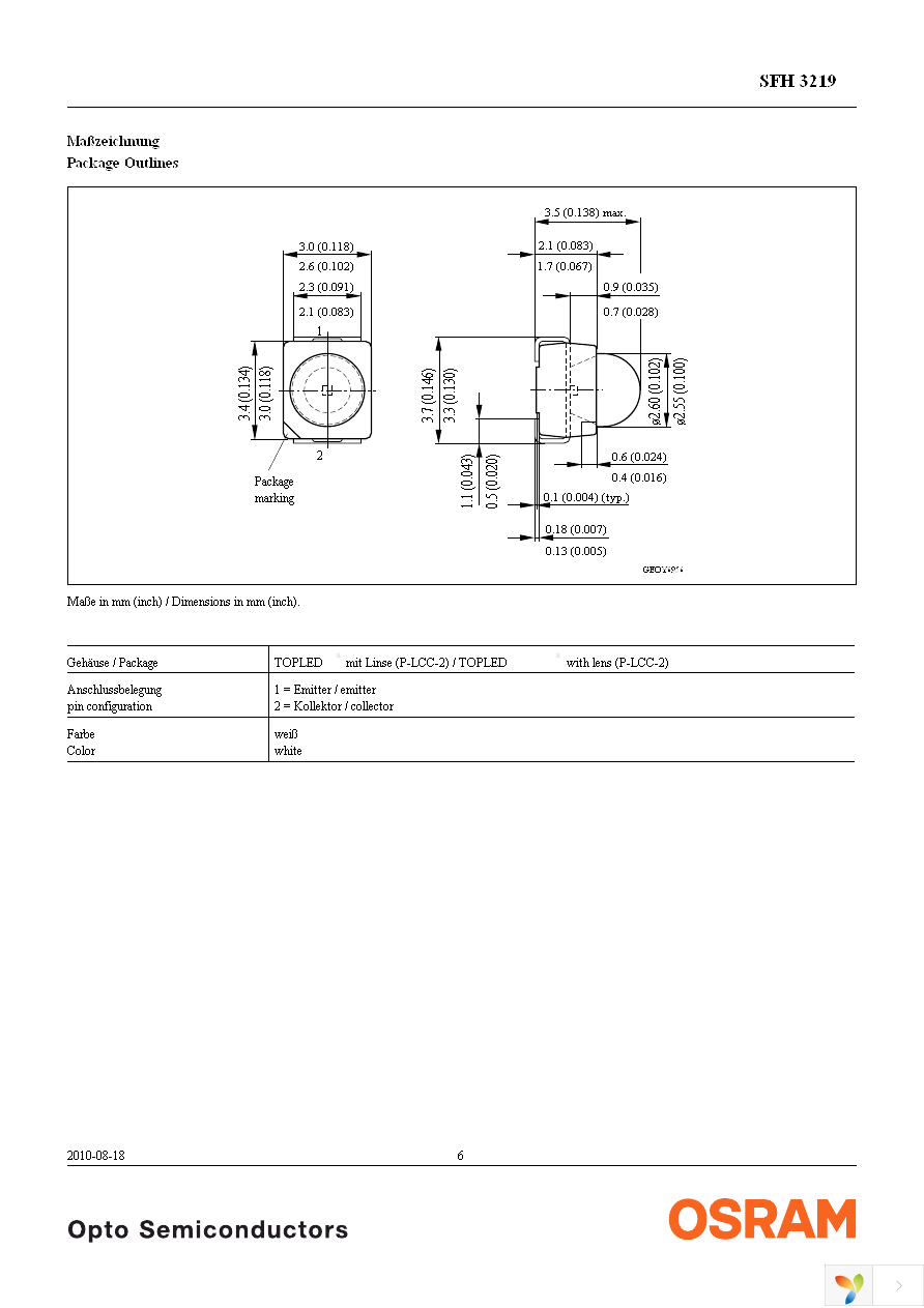 SFH 3219-Z Page 6